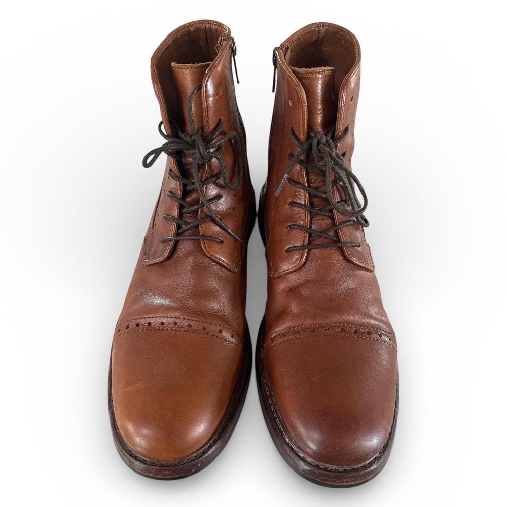 Frye Mens Murray Leather Lace Up Boot size 10.5 - Picture 3 of 8